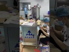 ماشین پر کردن آوتوماتیک SUS304 لامپ گلو تک سر عمودی