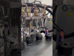 ماشین پر کردن کرم زیبایی دقیق دو رنگ شیشه پر کردن کرم با موتور AC