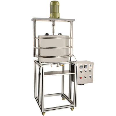 خط تولید رژ لب مواد رژ لب مخلوط کردن و گرم کردن سطل فولاد ضد زنگ 50L
