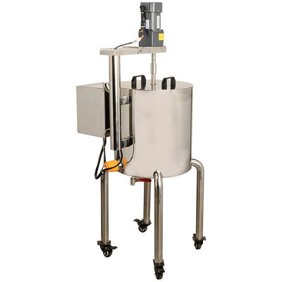 100r / min ماشین پر کردن گرم شده مواد رژ لب مخلوط کردن و گرم کردن سطل فولاد ضد زنگ 30L