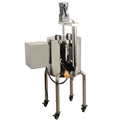 100r / min ماشین پر کردن گرم شده مواد رژ لب مخلوط کردن و گرم کردن سطل فولاد ضد زنگ 30L