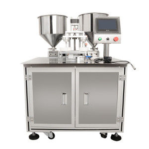 دو رنگ BB Cream Air Cushion Filling Machine می تواند 2 رنگ را پر کند