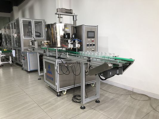 دستگاه پر کردن ماسک لجن چوبی گرم 80L دو سر چرخ دار پمپ پر کردن ماشین گرم