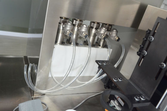 دستگاه پرکن کرم ایزوله با گرانول‌های چهار رنگ